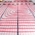 Water heating system and underfloor heating system.