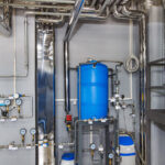 water treatment system of industrial boiler room.